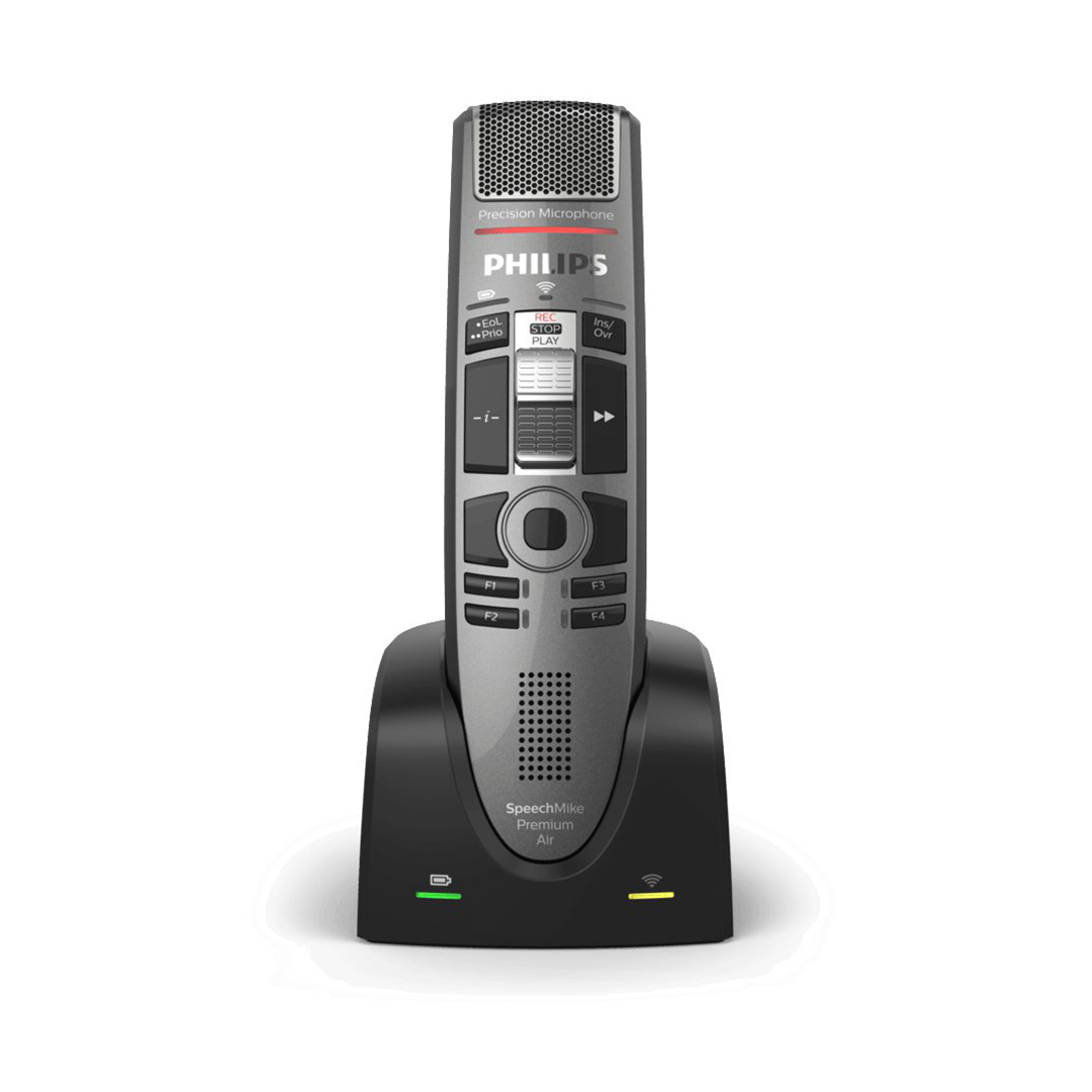 Philips SpeechMike Premium Air wireless dictation microphone INT Slider SMP 4010